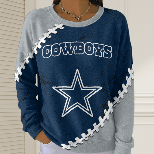 NFL x DAL Lace-Up Star Sweatshirt V1 NAK NHT