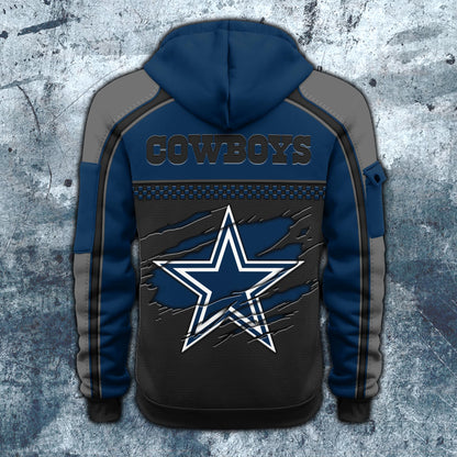 NFL x DAL Personalized Half-zip Hoodie HLP HLPHUONG