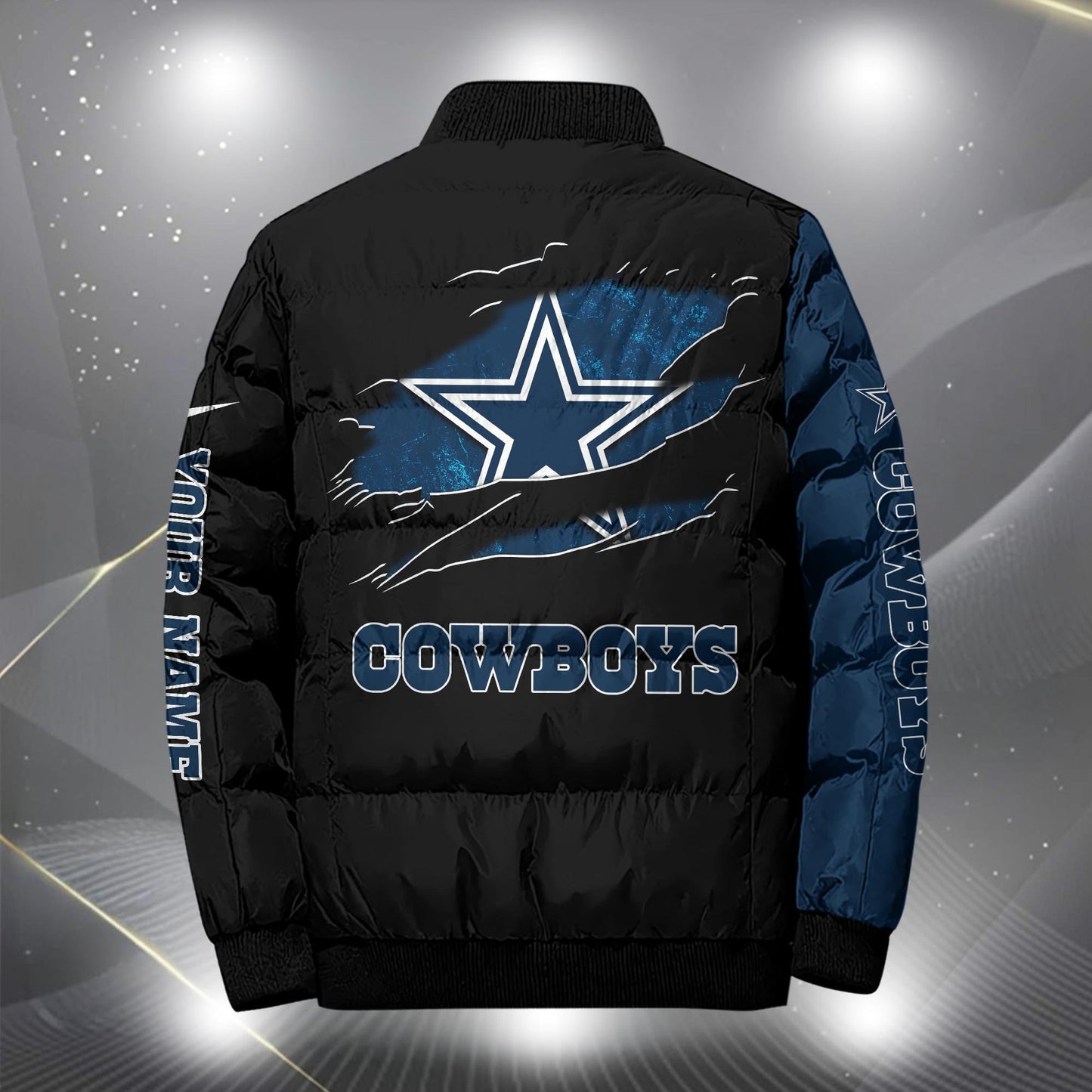 NFL x DAL Personalized Puffer Jacket HLP