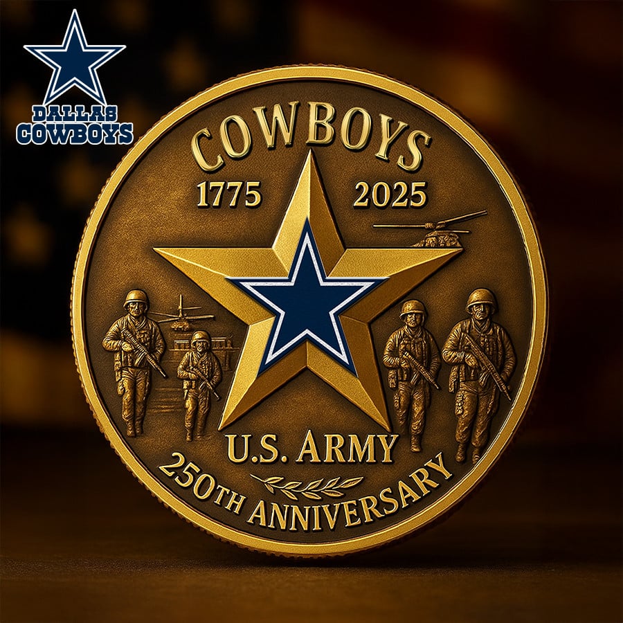 NFL X DAL Premium U.S Army Anniversary Coin HLP