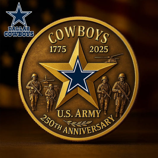NFL X DAL Premium U.S Army Anniversary Coin HLP