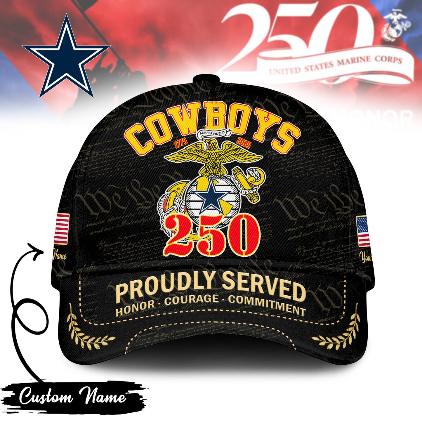 NFL x DAL Proudly Served Classic Cap HLP 251025