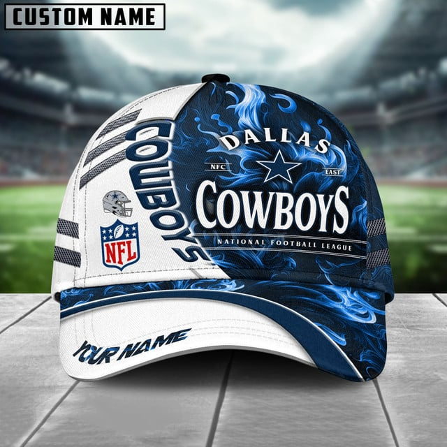 NFL x DAL White Out Magma Pattern Football Cap Editions Limited V1 NAK