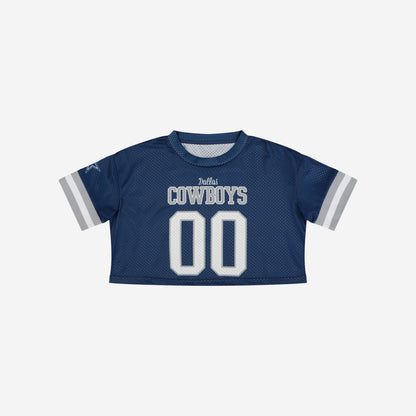 NFL x DAL Womens Gameday Custom Number Mesh Crop Top HLP