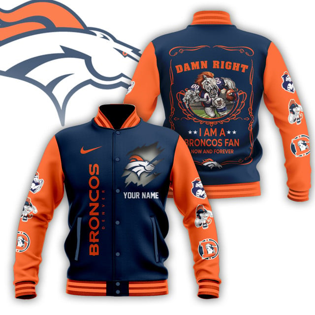 NFL x DB Personalized Custom Baseball Jacket V1 NAK