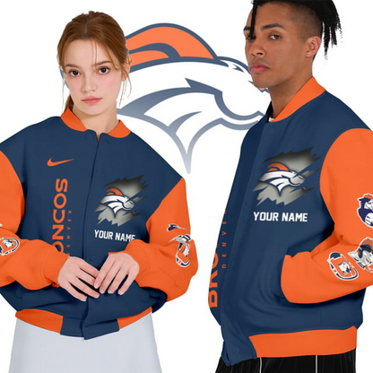 NFL x DB Personalized Custom Baseball Jacket V1 NAK