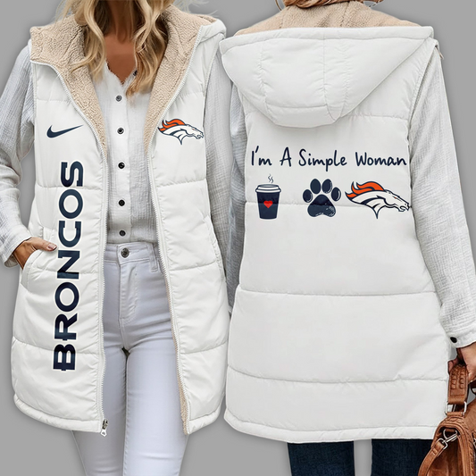 NFL x DB Premium NFL Simple Girl Quilted Vest V1 NAK