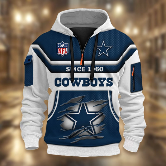 NFL x DC Multicolor Zip Hoodie Shirt DDT CTND