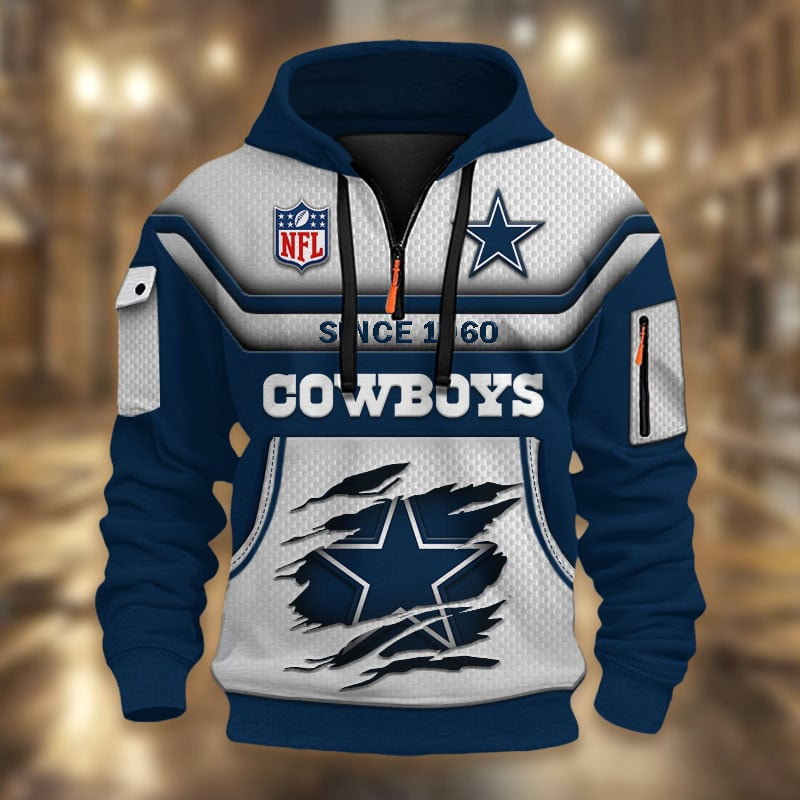 NFL x DC Multicolor Zip Hoodie Shirt DDT CTND