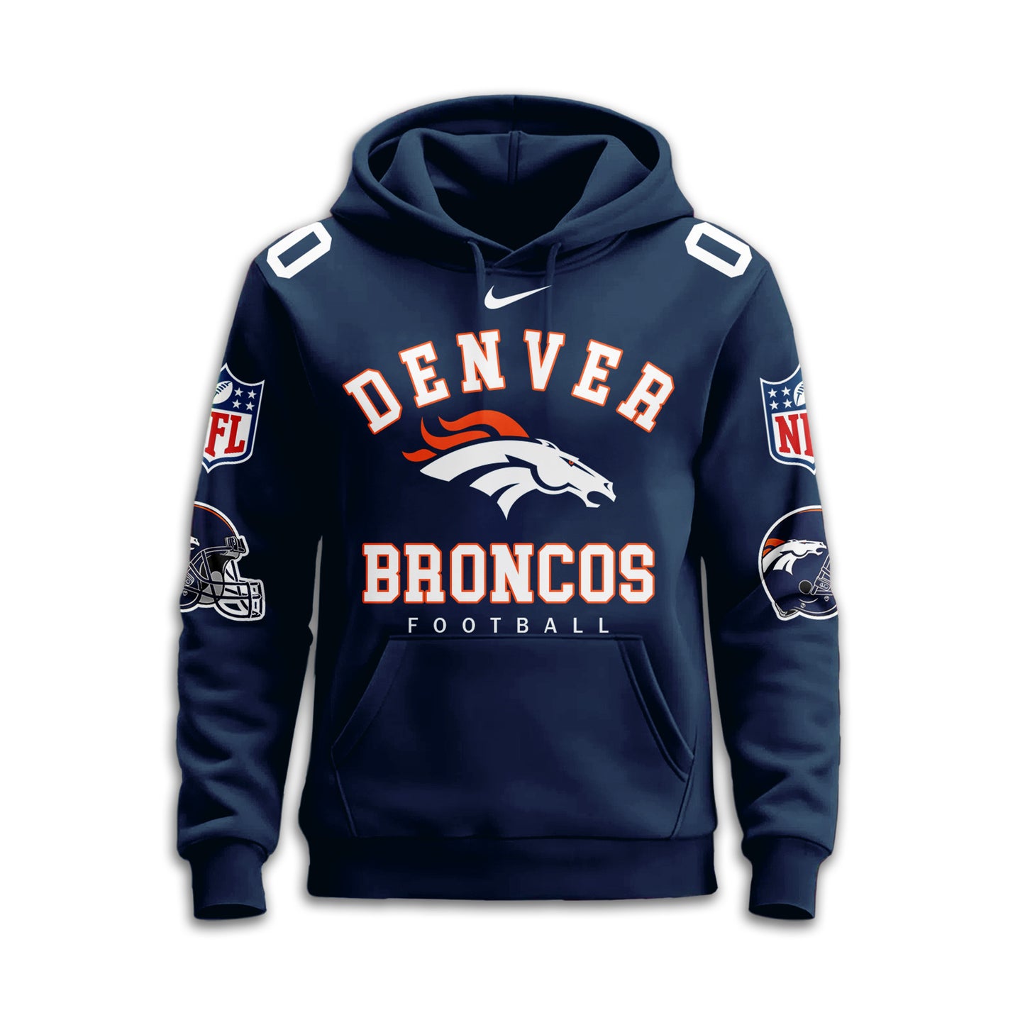 NFL x DEN Go Personalized Hoodie HLP