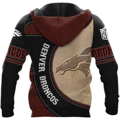 NFL x DEN Leather Pride Personalized Hoodie HLP