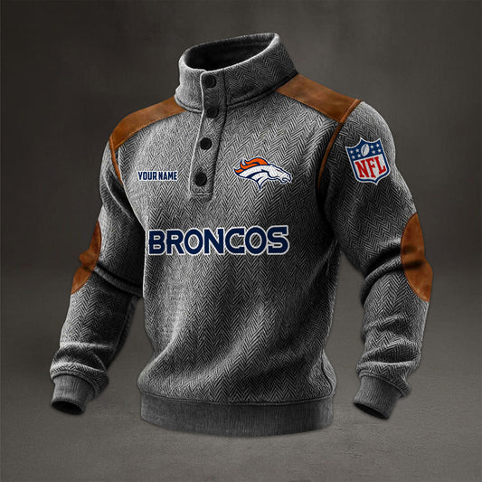 NFL x DEN Men stand-up collar sweatshirt V1 NAK NHM