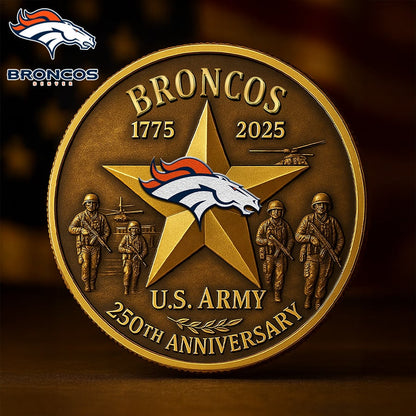 NFL X DEN Premium U.S Army Anniversary Coin HLP