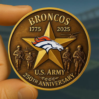 NFL X DEN Premium U.S Army Anniversary Coin HLP