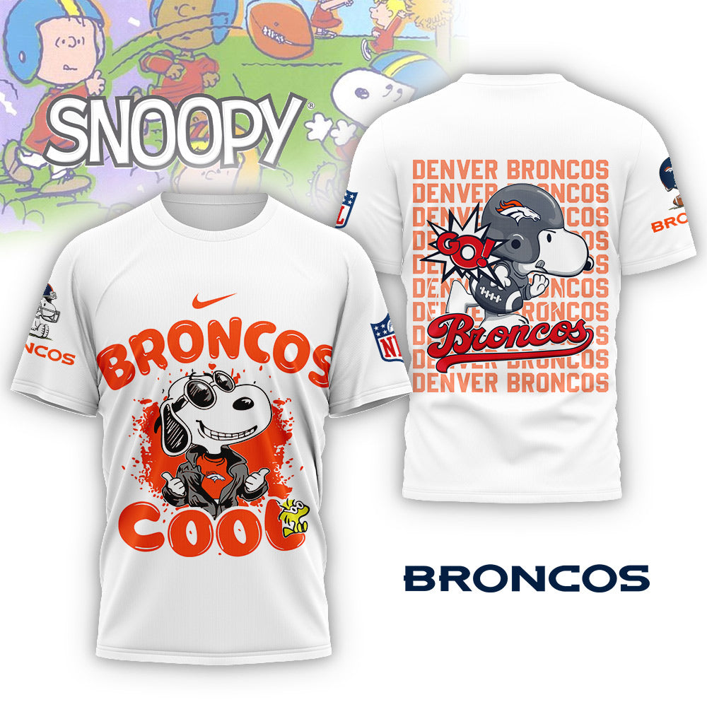 NFL x DEN Snoopy Cool 3D Shirt HLP 271025