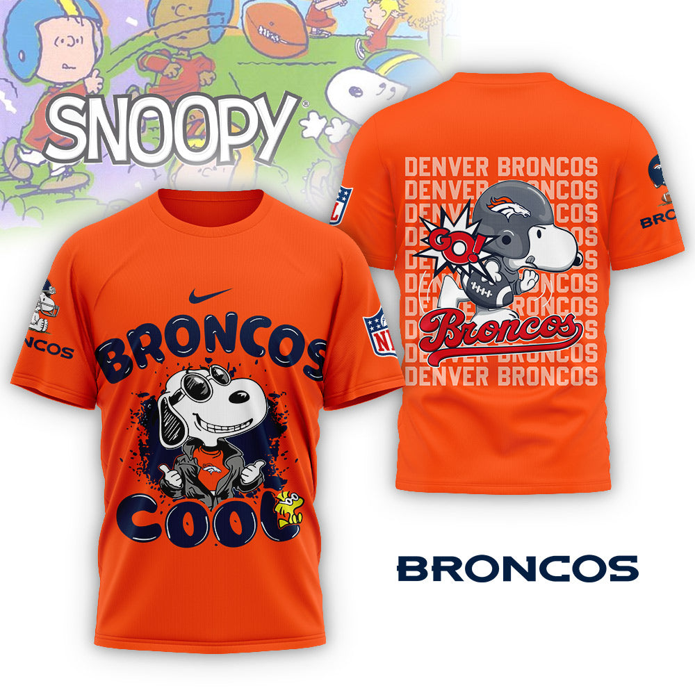 NFL x DEN Snoopy Cool 3D Shirt HLP 271025