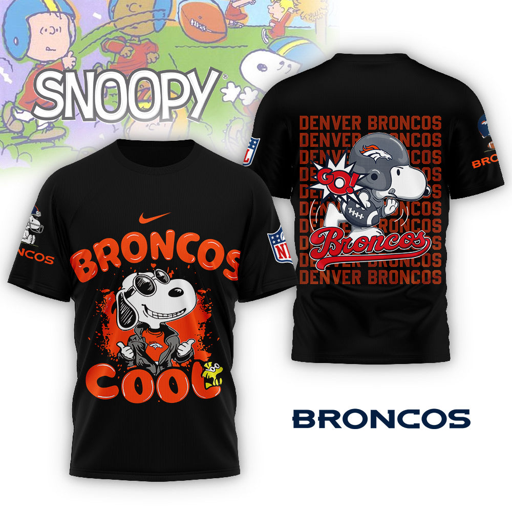 NFL x DEN Snoopy Cool 3D Shirt HLP 271025