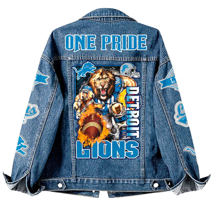 NFL x DET One Pride Denim Jacket HLP