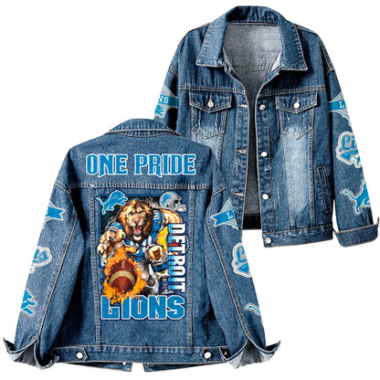NFL x DET One Pride Denim Jacket HLP