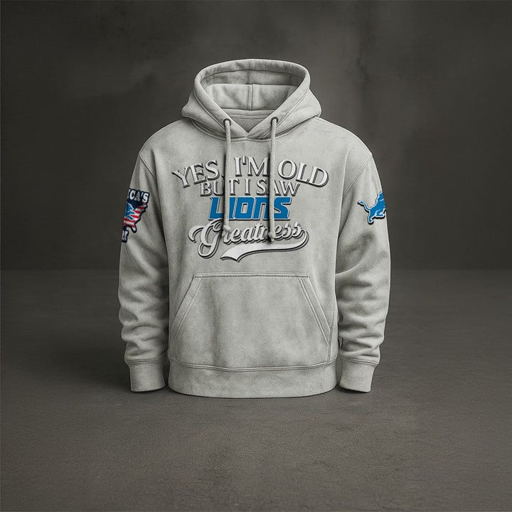 NFL x DET Retro Style Hoodie V1 NAK