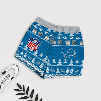 NFL x DET Touchdown Holiday Sweatshirt & Shorts Set HLP 251025