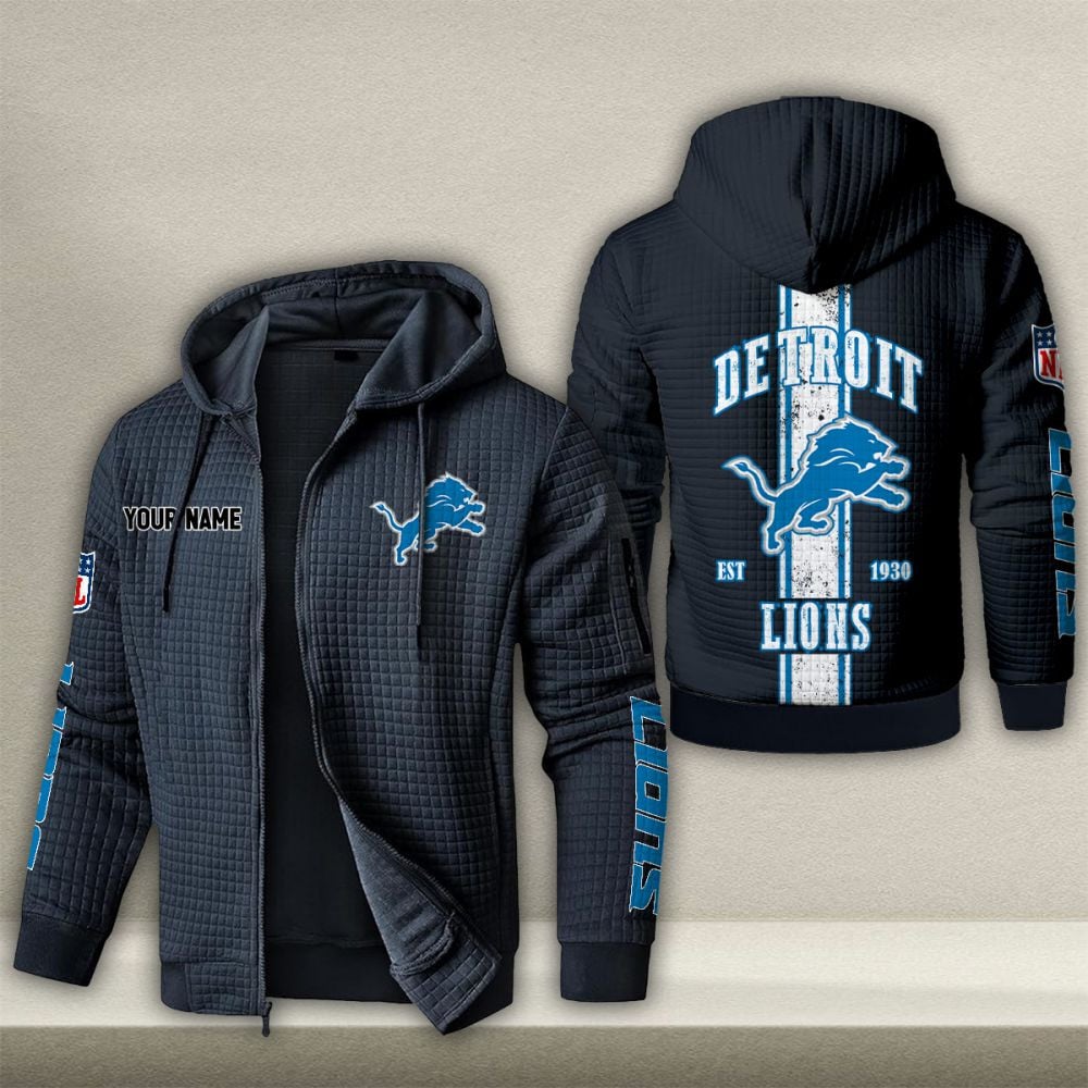 NFL x DET Waffle Zip Hoodie HLP
