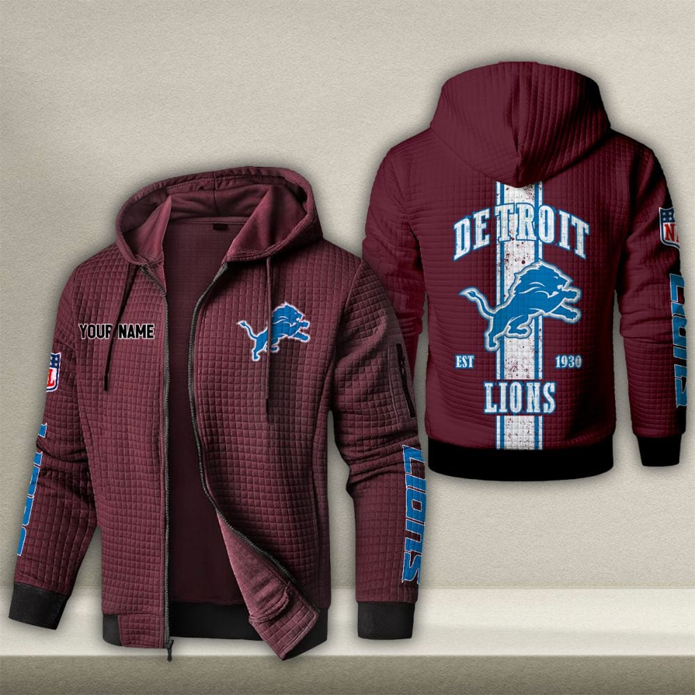 NFL x DET Waffle Zip Hoodie HLP