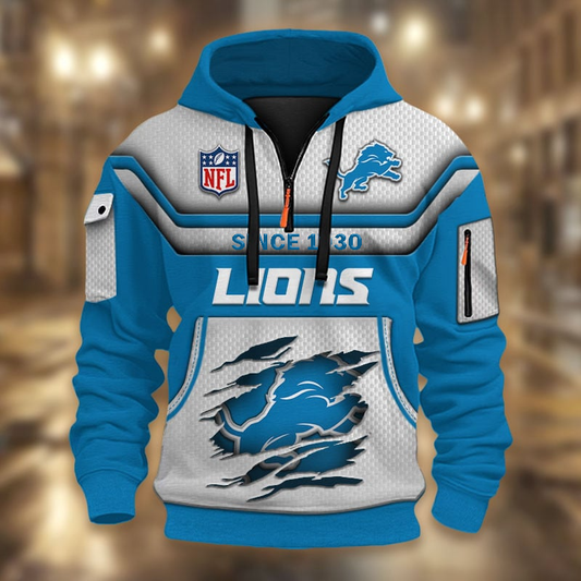 NFL x DL Multicolor Zip Hoodie Shirt DDT CTND
