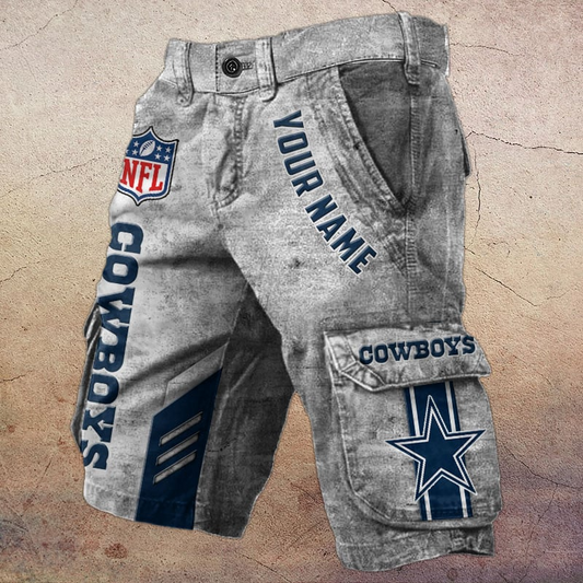 NFL x DLCB Personalized Cargo Shorts V1 NAK