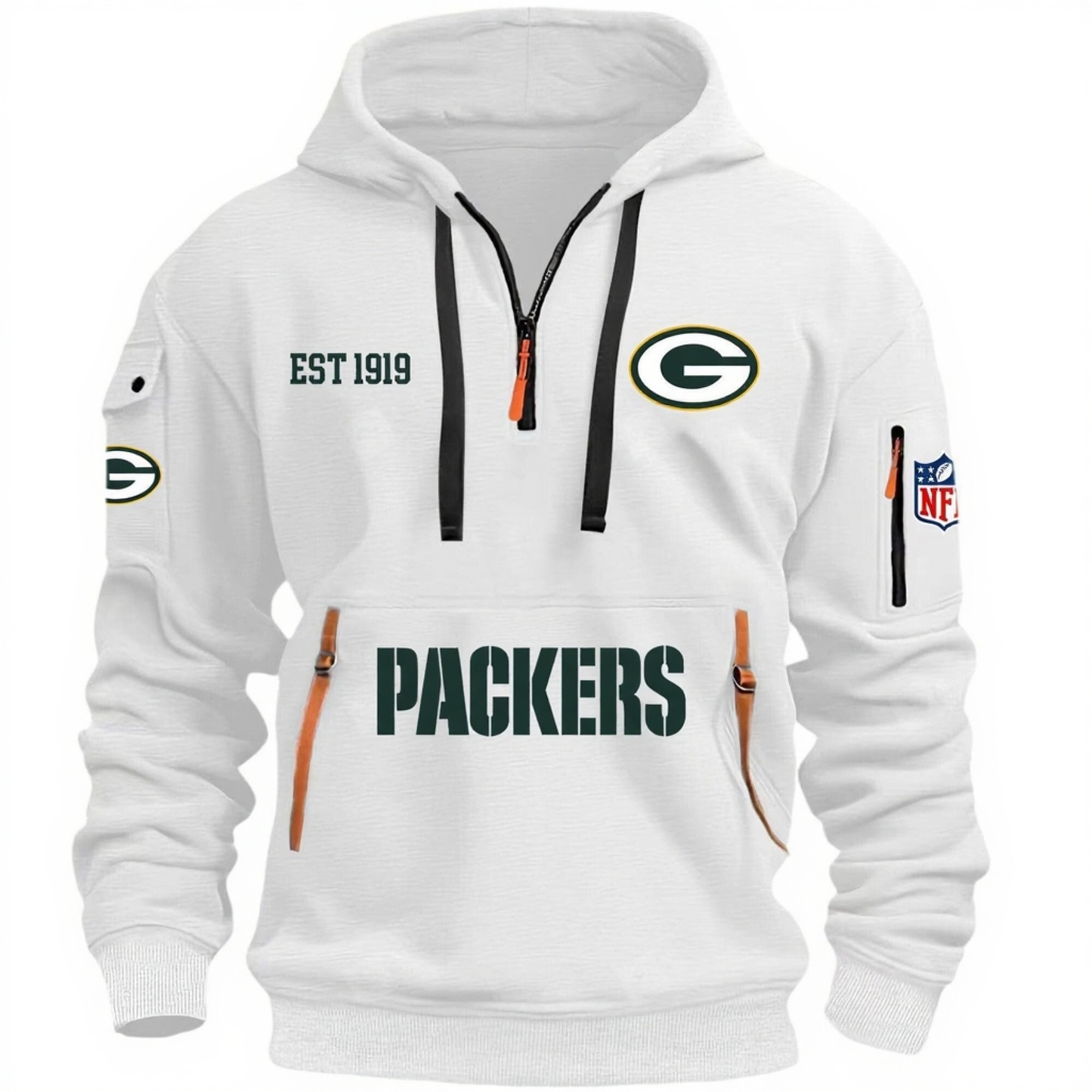 NFL x GB EST 1919 HOODIE HALF ZIPPER HLP