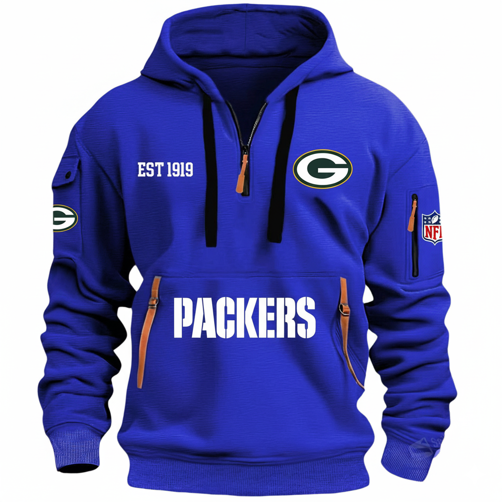 NFL x GB EST 1919 HOODIE HALF ZIPPER HLP