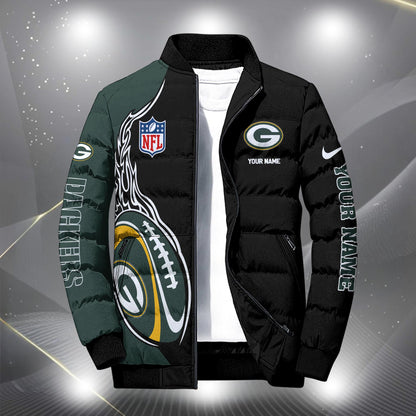 NFL x GB Personalized Puffer Jacket HLP