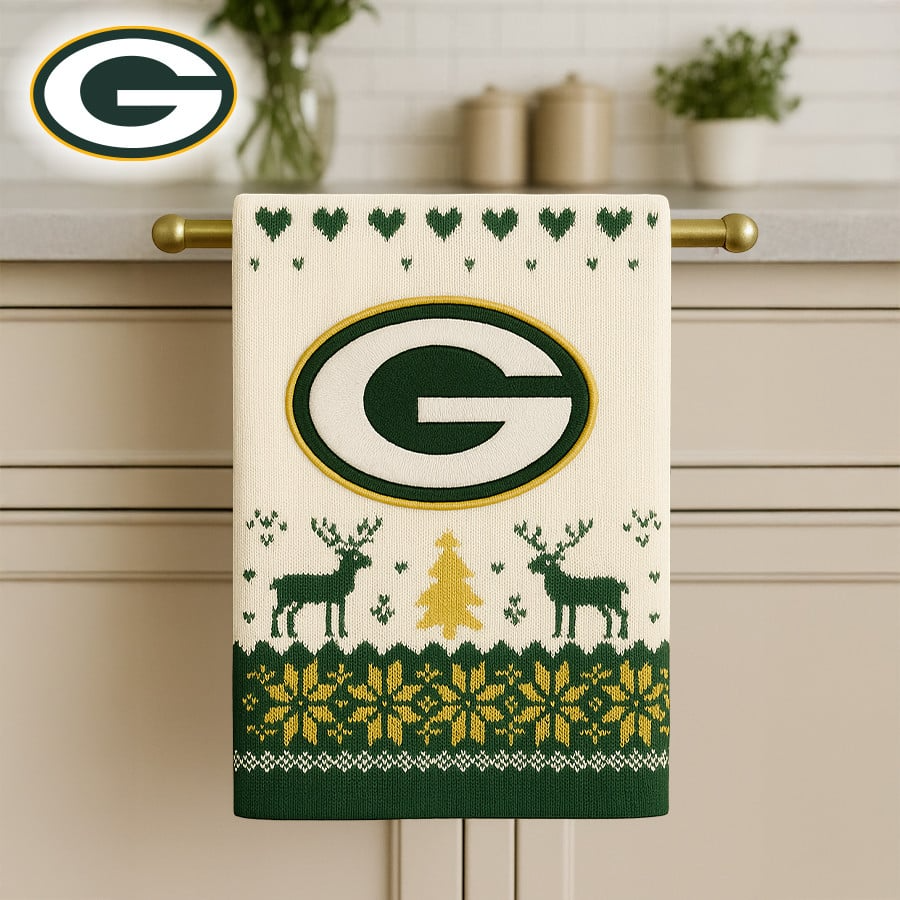 NFL x GBP Premium NFL Christmas Kitchen Towel V1 NAK