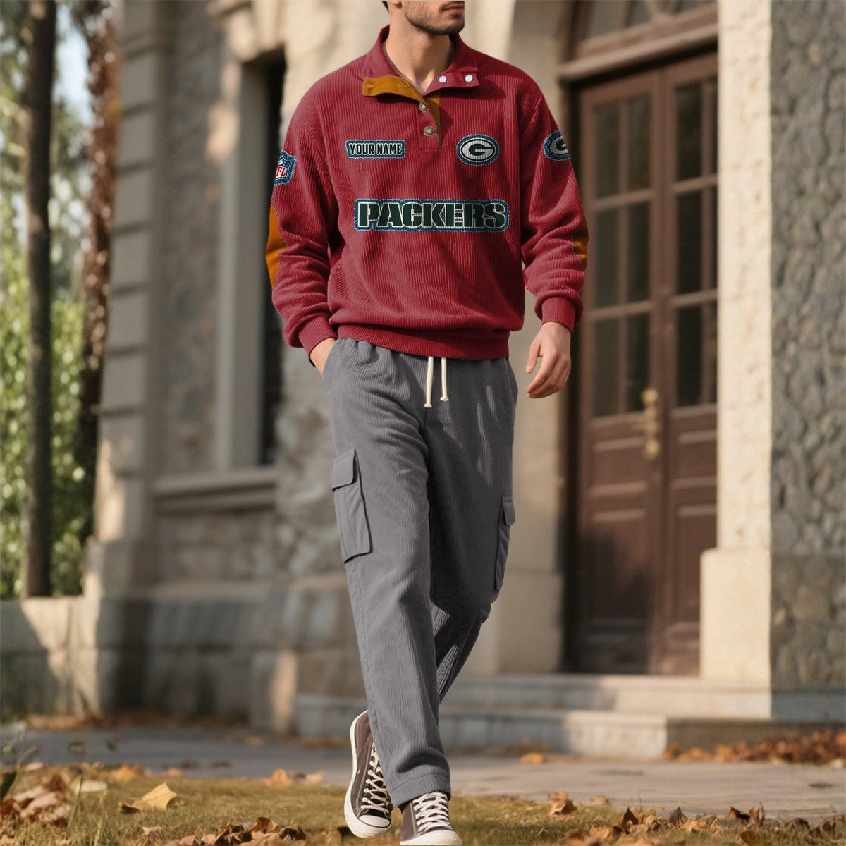 NFL x GBP Team Classic Sportswear Cord Sweatshirt V1 NAK