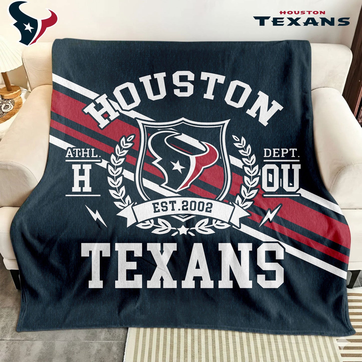NFL x HOU Legacy Fleece Blanket HLP 251025