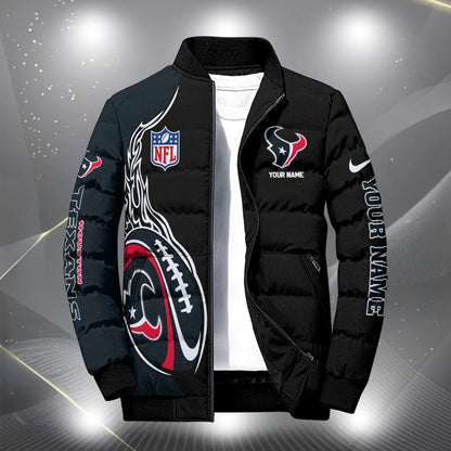 NFL x HOU Personalized Puffer Jacket HLP