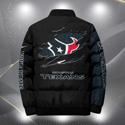 NFL x HOU Personalized Puffer Jacket HLP