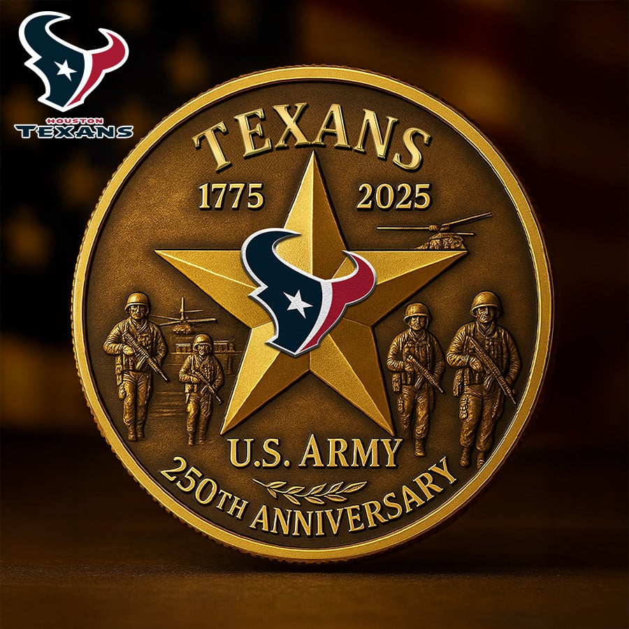 NFL X HOU Premium U.S Army Anniversary Coin HLP