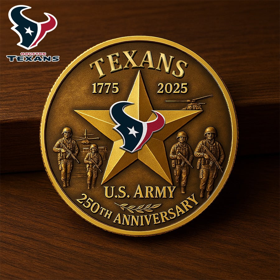 NFL X HOU Premium U.S Army Anniversary Coin HLP
