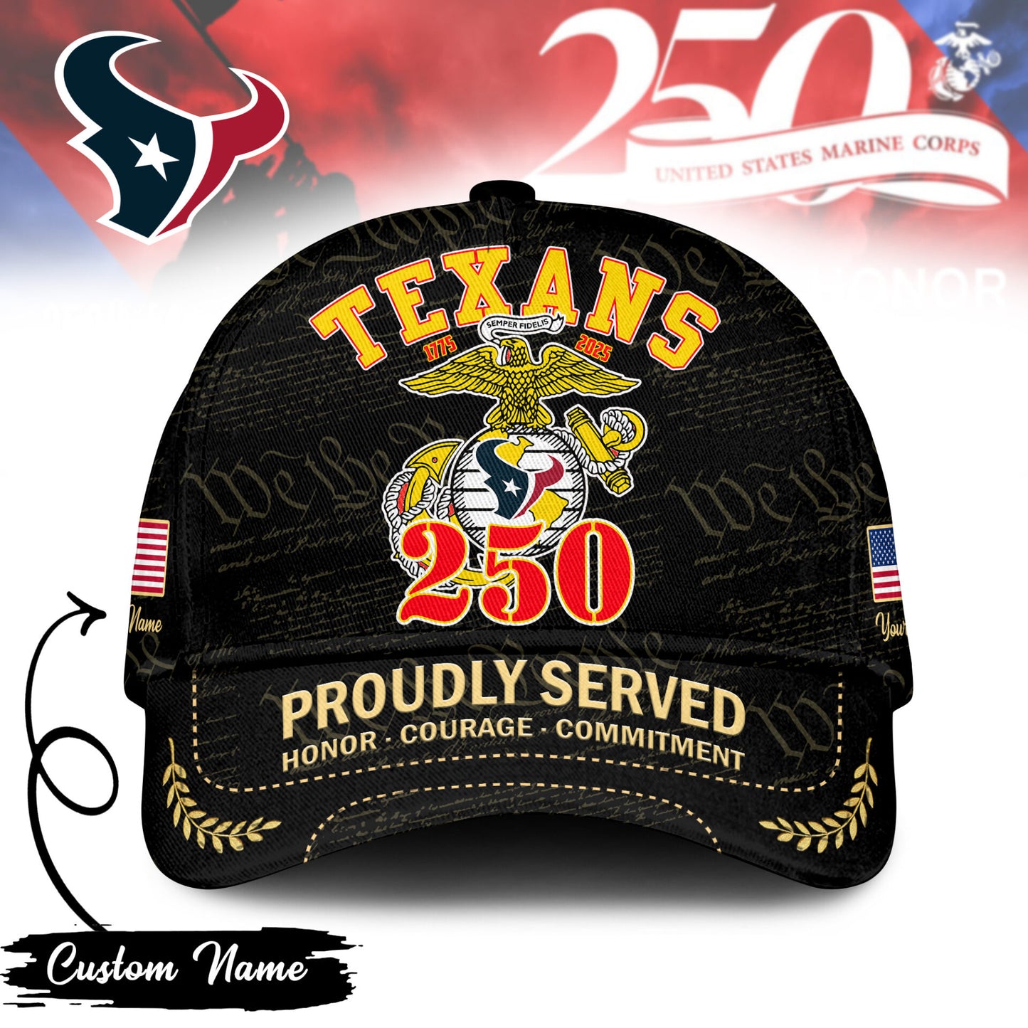 NFL x HOU Proudly Served Classic Cap HLP 251025