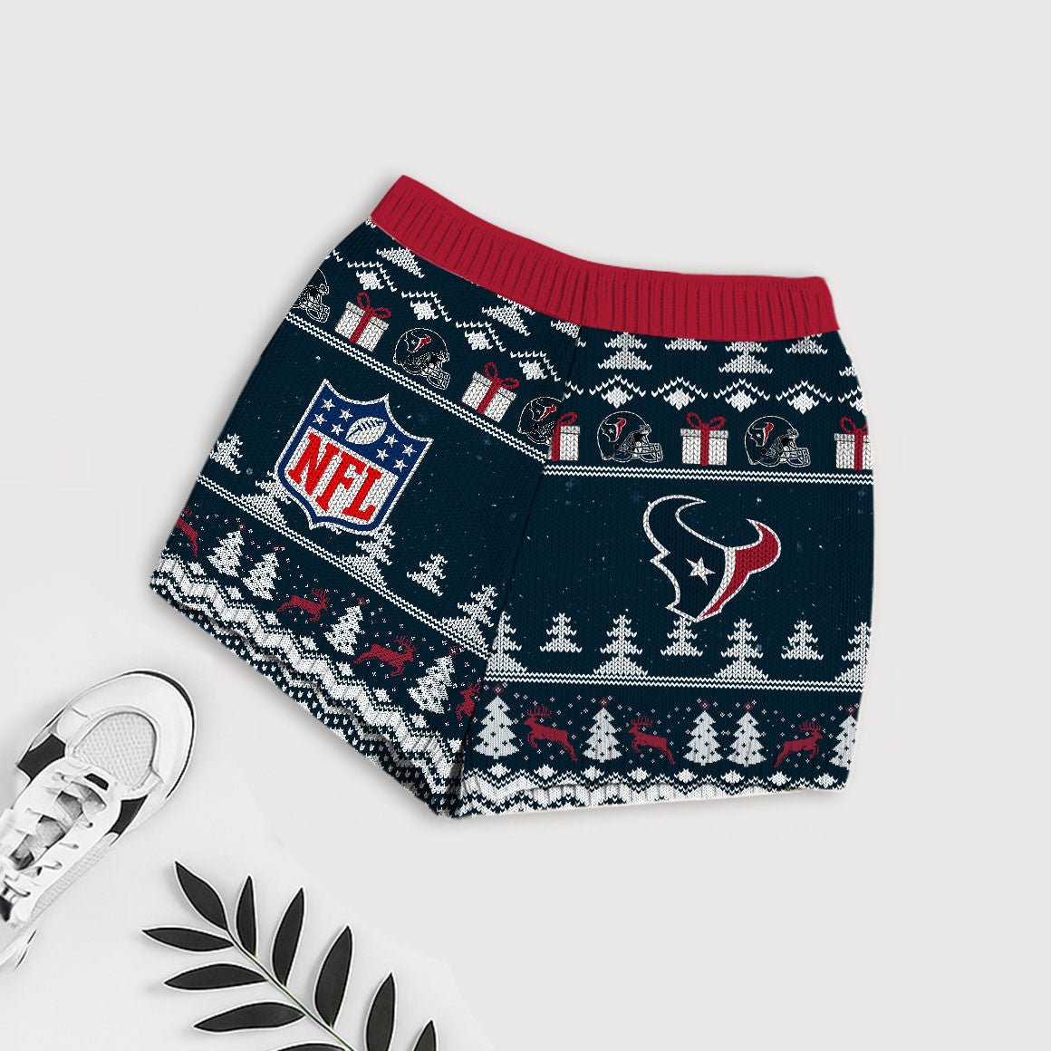 NFL x HOU Touchdown Holiday Sweatshirt & Shorts Set HLP 251025