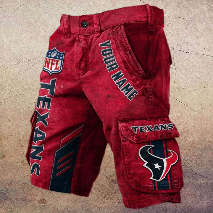 NFL x HT Personalized Cargo Shorts V1 NAK