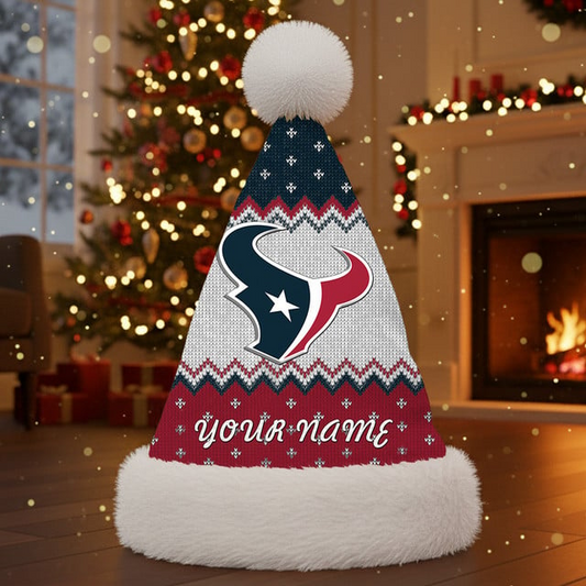 NFL x HT Personalized Santa Hat Christmas Gift For Fan V1 NAK
