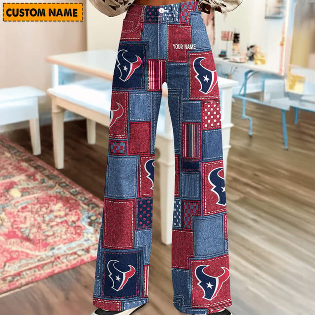NFL x HT Personalized Women Jeans Trousers For Fan V1 NAK NHT