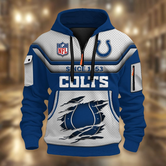 NFL x IC Multicolor Zip Hoodie Shirt DDT CTND