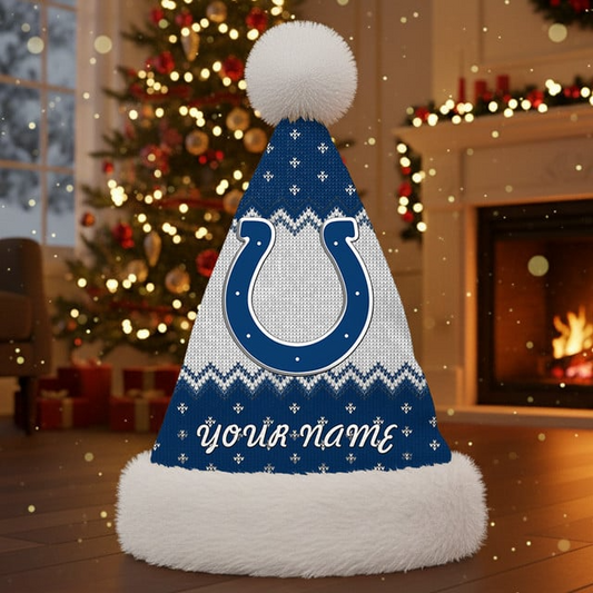 NFL x IC Personalized Santa Hat Christmas Gift For Fan V1 NAK