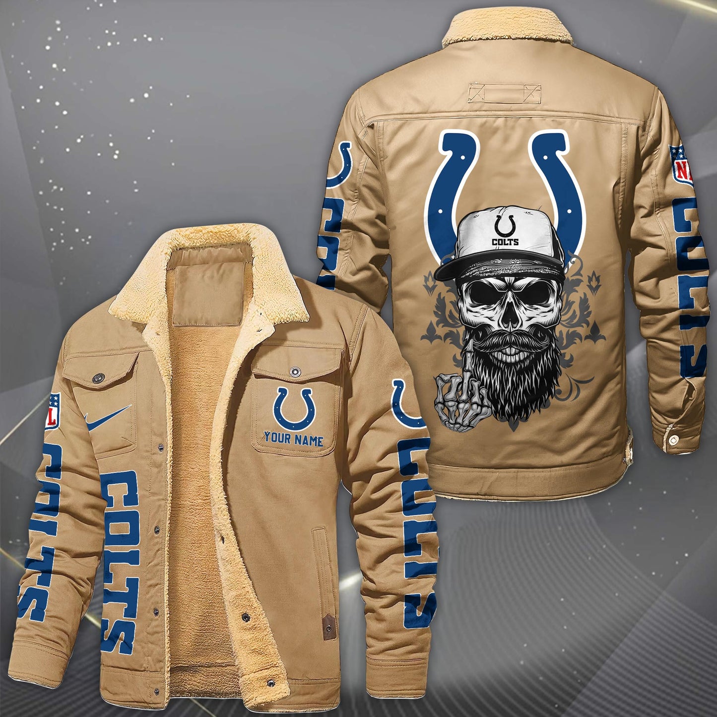 NFL x IND Fleece Lined Cargo Jacket HLP