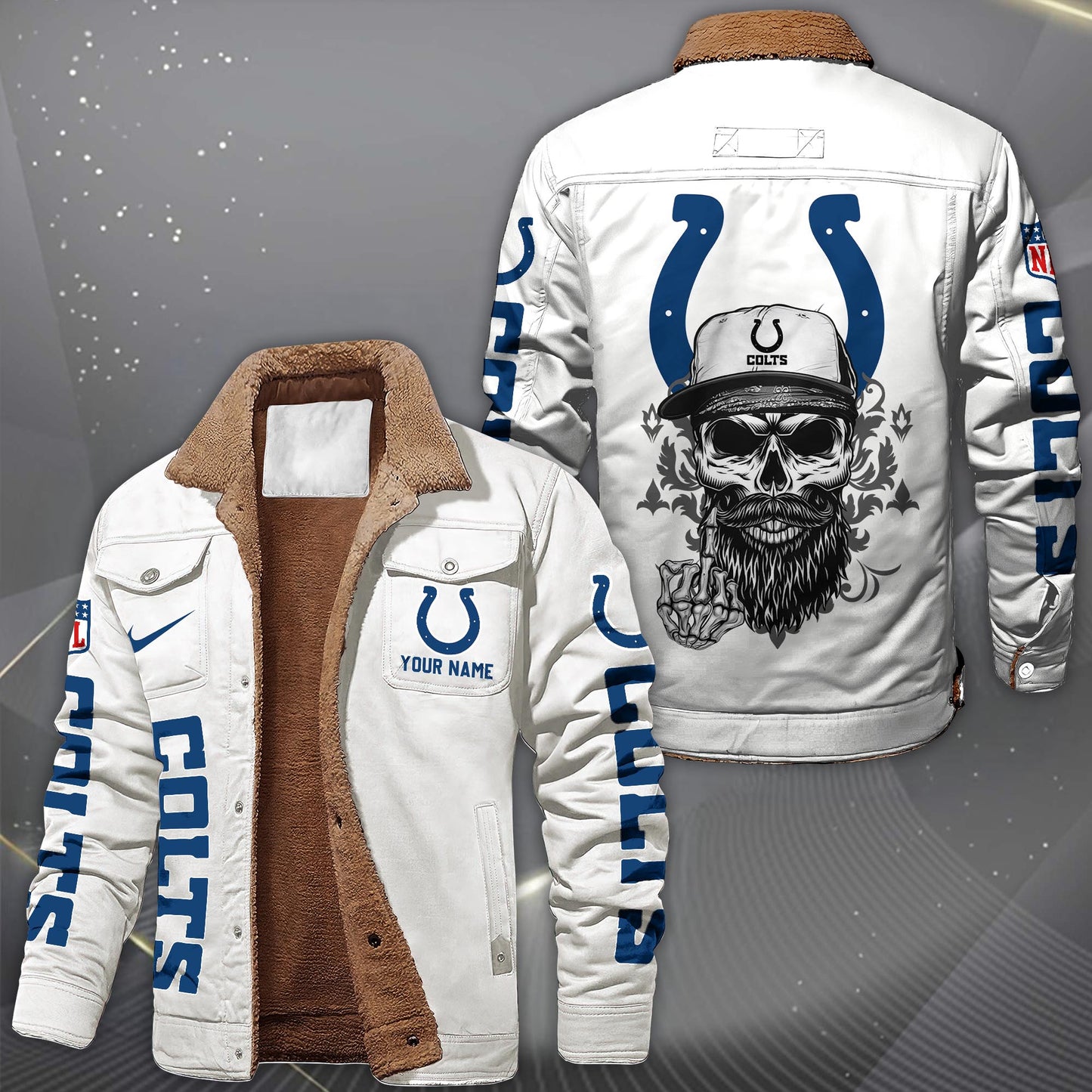 NFL x IND Fleece Lined Cargo Jacket HLP