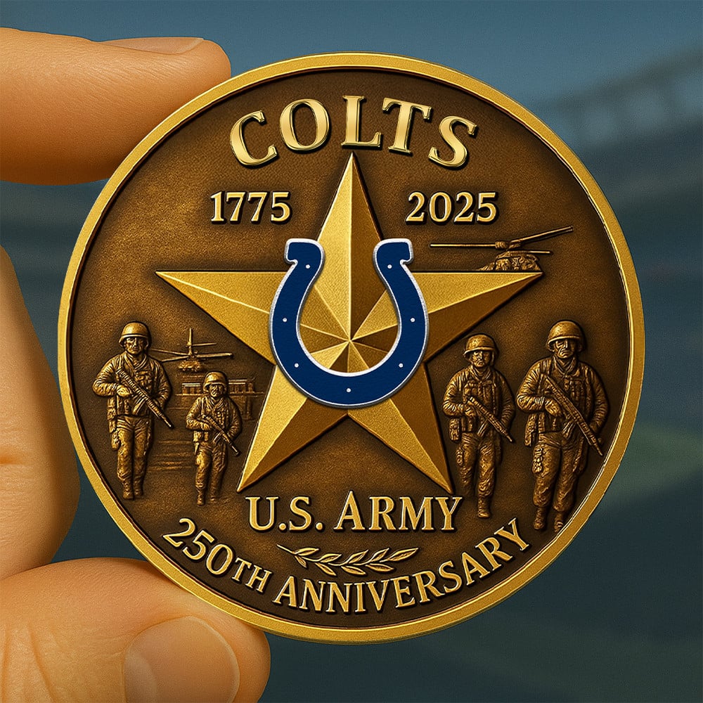 NFL X IND Premium U.S Army Anniversary Coin HLP