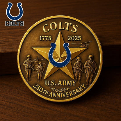 NFL X IND Premium U.S Army Anniversary Coin HLP